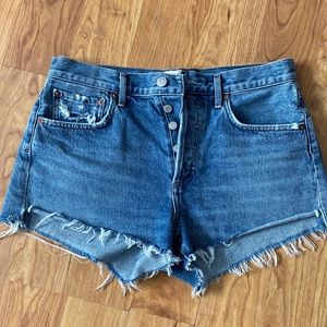 EUC AGOLDE denim shorts